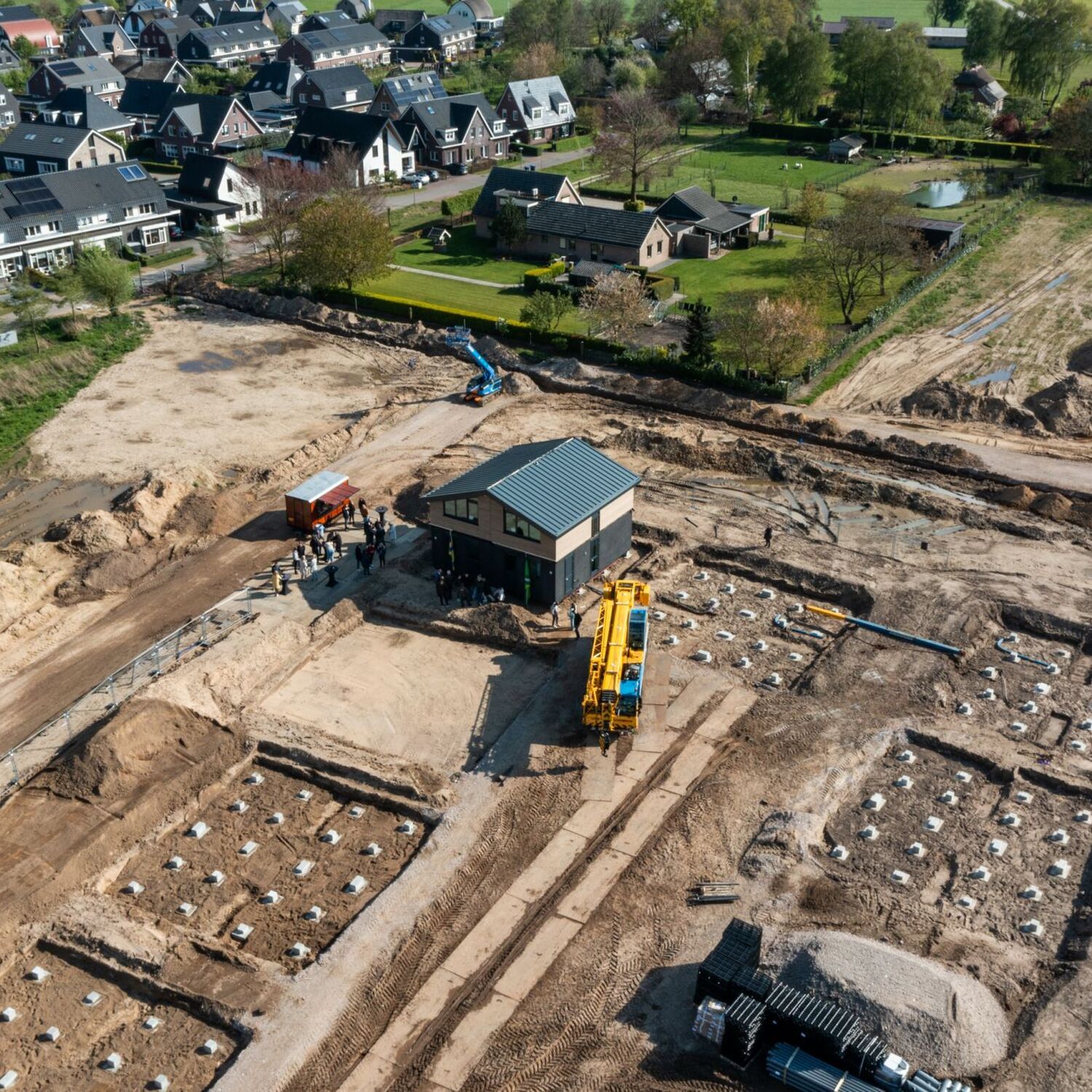 Kleine huizen opzet wijk